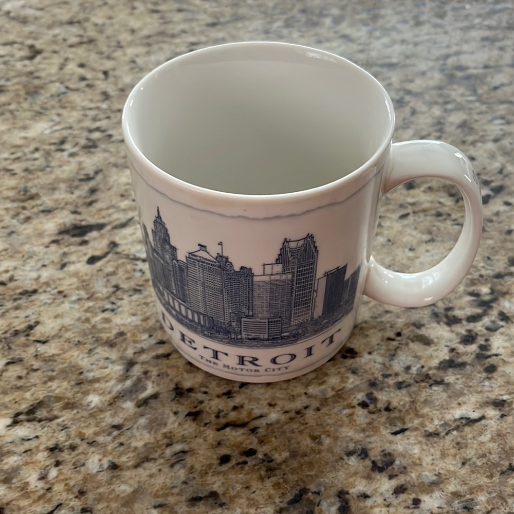 Ceramic Detroit Starbucks coffee mug